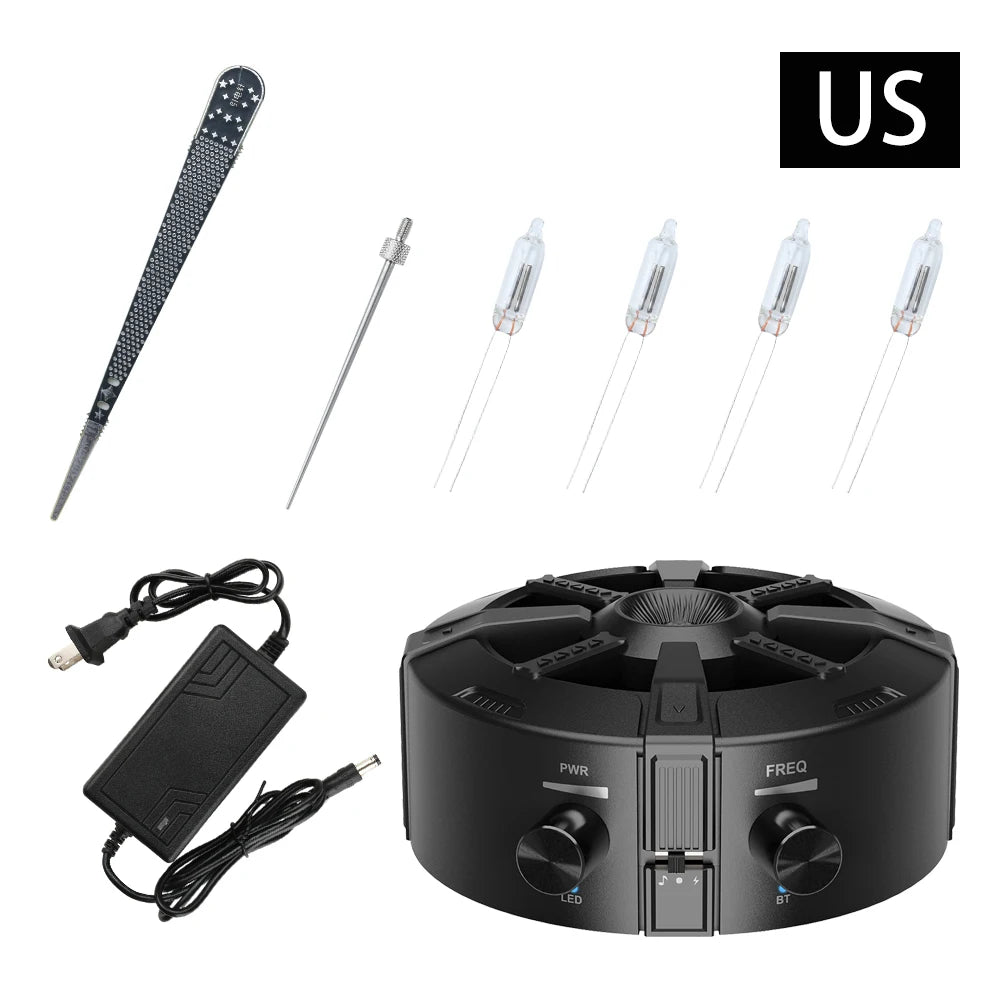 Music Tesla Coil Bluetooth Music Box Arc Generator Artificial Lightning Touchable Audio Input Bluetooth Science Experiment EU/US