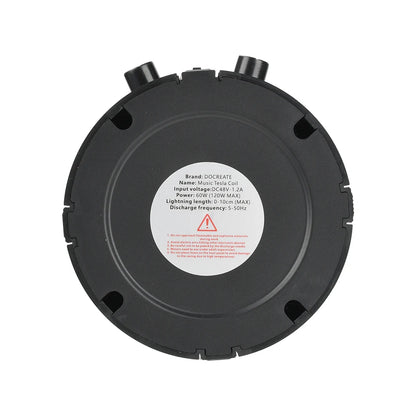 Music Tesla Coil Bluetooth Music Box Arc Generator Artificial Lightning Touchable Audio Input Bluetooth Science Experiment EU/US