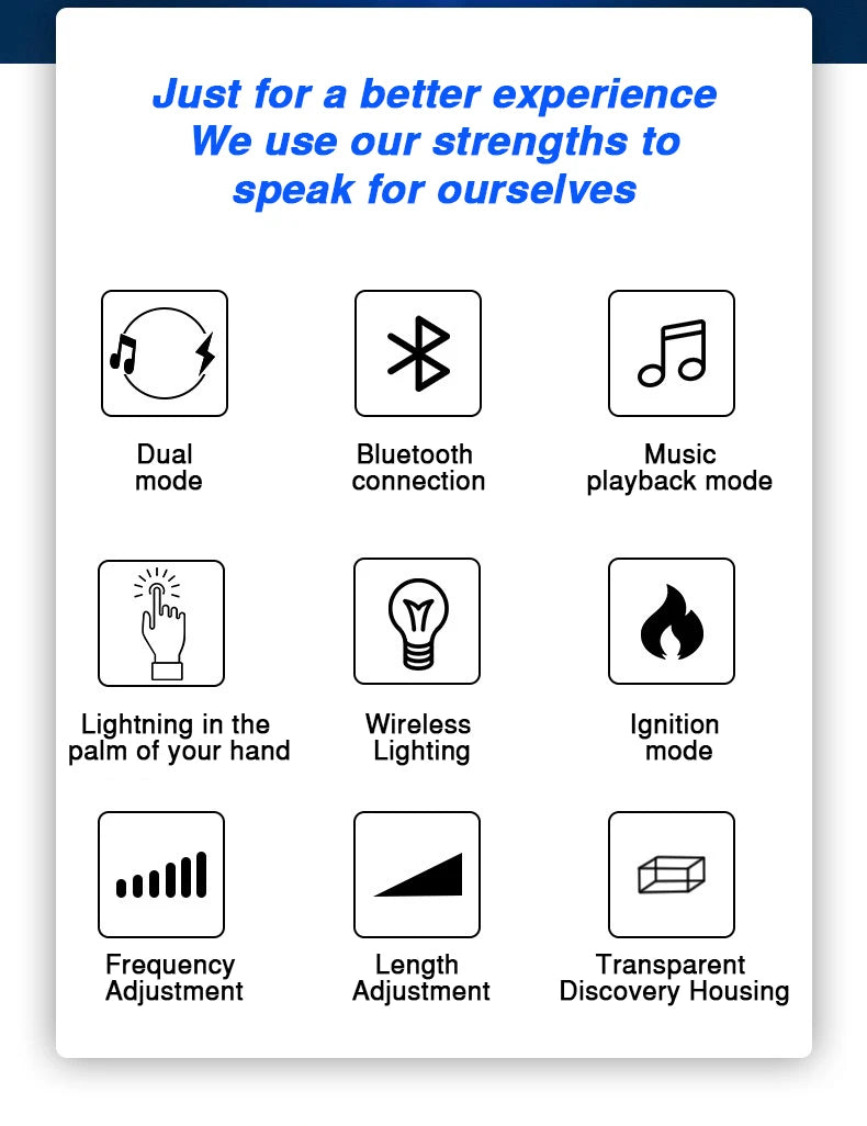 Music Tesla Coil Bluetooth/AUX Dual Mode Music Box Artificial Lightning Touchable Audio Input Bluetooth Science Experiments